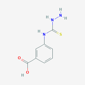 B1317153 3-[(Hydrazinocarbonothioyl)amino]benzoic acid CAS No. 88114-33-4