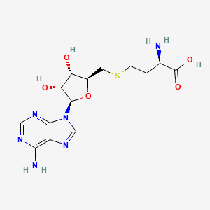 (R)-2-Amino-4-((((2S,3S,4R,5R)-5-(6-amino-9H-purin-9-yl)-3,4-dihydroxytetrahydrofuran-2-yl)methyl)thio)butanoic acid