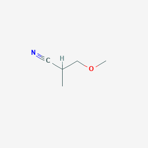 molecular formula C5H9NO B1317159 3-Methoxy-2-methylpropanenitrile CAS No. 31413-67-9