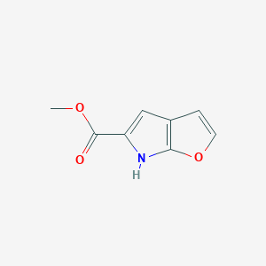 molecular formula C8H7NO3 B1317161 Methyl 6H-furo[2,3-b]pyrrole-5-carboxylate CAS No. 201019-27-4