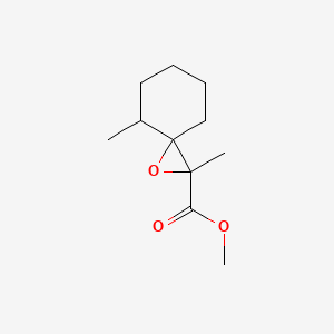 molecular formula C11H18O3 B13171655 Methyl 2,4-dimethyl-1-oxaspiro[2.5]octane-2-carboxylate 