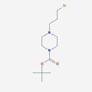 molecular formula C12H23BrN2O2 B1317183 tert-Butyl 4-(3-bromopropyl)piperazine-1-carboxylate CAS No. 655225-02-8