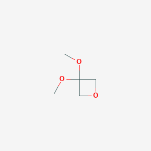 molecular formula C5H10O3 B1317185 3,3-Dimethoxyoxetane CAS No. 922500-97-8