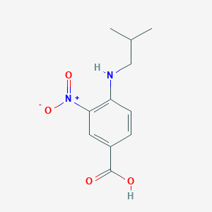 molecular formula C11H14N2O4 B1317194 4-(Isobutylamino)-3-nitrobenzoic acid CAS No. 234751-05-4