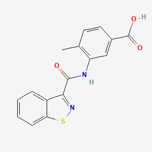 3-[(1,2-Benzisothiazol-3-ylcarbonyl)amino]-4-methylbenzoic acid