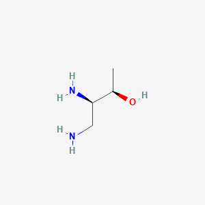 molecular formula C4H12N2O B13172026 (2R,3R)-3,4-diaminobutan-2-ol 
