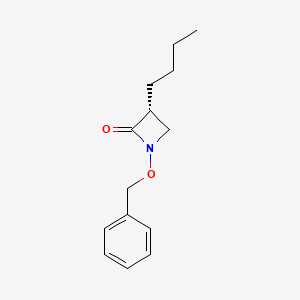 (r)-1-(Benzyloxy)-3-butylazetidin-2-one