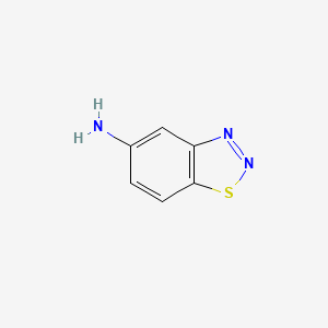 molecular formula C6H5N3S B1317220 benzo[d][1,2,3]thiadiazol-5-aMine CAS No. 1753-29-3