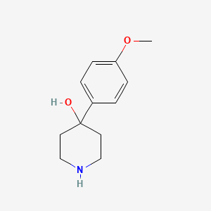molecular formula C12H17NO2 B1317225 4-(4-甲氧基苯基)哌啶-4-醇 CAS No. 50329-87-8