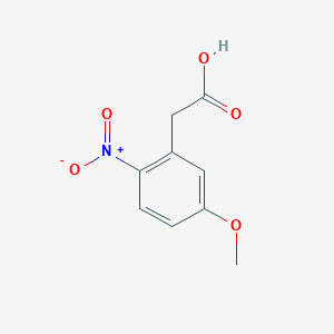 molecular formula C9H9NO5 B1317227 2-(5-甲氧基-2-硝基苯基)乙酸 CAS No. 20876-29-3