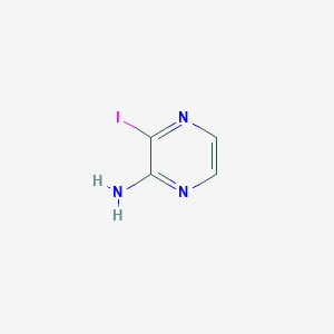 molecular formula C4H4IN3 B1317235 2-Amino-3-iodopyrazine CAS No. 344329-41-5