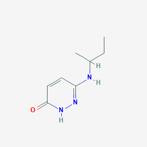 3(2H)-Pyridazinone, 6-[(1-methylpropyl)amino]-