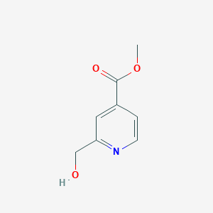 molecular formula C8H9NO3 B1317243 Methyl 2-(hydroxymethyl)isonicotinate CAS No. 58481-17-7
