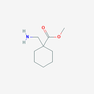 molecular formula C9H17NO2 B1317252 1-(氨甲基)环己烷甲酸甲酯 CAS No. 99092-04-3