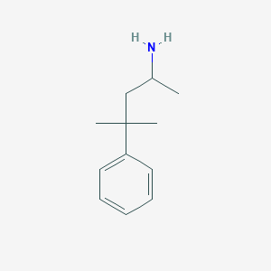 molecular formula C12H19N B1317253 4-Methyl-4-phenylpentan-2-amine CAS No. 24854-91-9