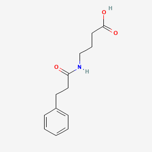 4-(3-Phenylpropanoylamino)butanoic acid