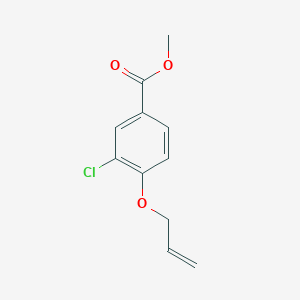 molecular formula C11H11ClO3 B1317259 Methyl 3-chloro-4-prop-2-enoxybenzoate CAS No. 65650-43-3