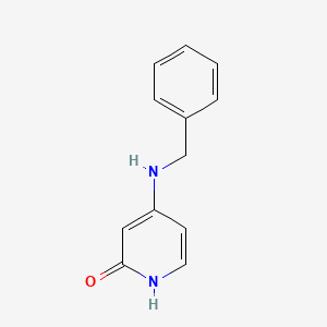 molecular formula C12H12N2O B1317263 4-(benzylamino)pyridin-2(1H)-one CAS No. 95306-61-9