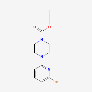 molecular formula C14H20BrN3O2 B1317269 Tert-butyl 4-(6-bromopyridin-2-yl)piperazine-1-carboxylate CAS No. 331767-56-7