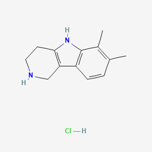 6,7-Dimethyl-2,3,4,5-tetrahydro-1H-pyrido[4,3-b]indole hydrochloride