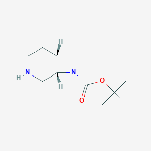 molecular formula C11H20N2O2 B1317281 (1S,6R)-8-Boc-3,8-diazabicyclo[4.2.0]octane CAS No. 851526-80-2