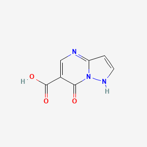 molecular formula C7H5N3O3 B1317287 7-Oxo-4,7-dihydropyrazolo[1,5-a]pyrimidine-6-carboxylic acid CAS No. 197367-75-2