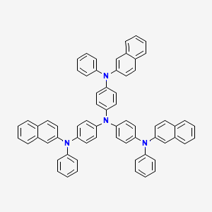 molecular formula C66H48N4 B1317306 N1-(Naphthalen-2-yl)-N4,N4-bis(4-(naphthalen-2-yl(phenyl)amino)phenyl)-N1-phenylbenzene-1,4-diamine CAS No. 185690-41-9