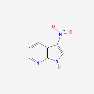 molecular formula C7H5N3O2 B1317308 3-nitro-1H-pyrrolo[2,3-b]pyridine CAS No. 23709-47-9