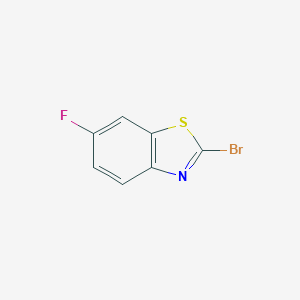 molecular formula C7H3BrFNS B131731 2-溴-6-氟苯并噻唑 CAS No. 152937-04-7