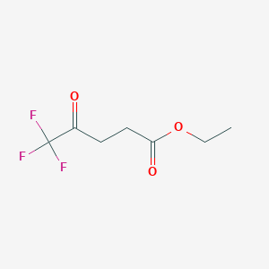 molecular formula C7H9F3O3 B1317320 Ethyl 5,5,5-trifluoro-4-oxopentanoate CAS No. 70961-05-6