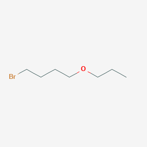 molecular formula C7H15BrO B13173305 1-Bromo-4-propoxybutane 