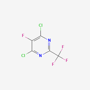 molecular formula C5Cl2F4N2 B1317332 4,6-Dichloro-5-fluoro-2-(trifluoromethyl)pyrimidine CAS No. 96819-55-5
