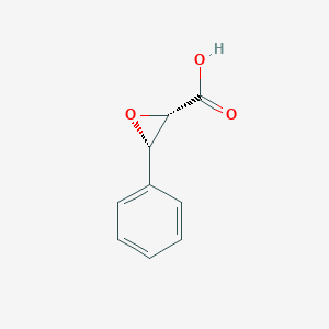 molecular formula C9H8O3 B131736 (2S,3R)-3-phenyloxirane-2-carboxylic acid CAS No. 79898-17-2