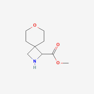 molecular formula C9H15NO3 B13173712 Methyl 7-oxa-2-azaspiro[3.5]nonane-1-carboxylate 