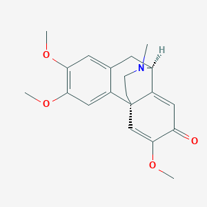 molecular formula C20H23NO4 B131738 O-Methylpallidine 