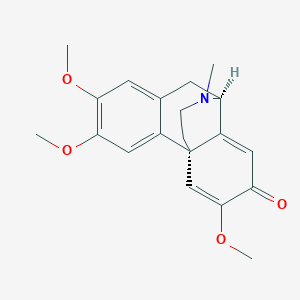molecular formula C20H23NO4 B131738 O-Methylpallidine CAS No. 27510-33-4