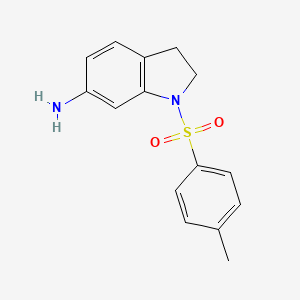 molecular formula C15H16N2O2S B1317406 1-Tosylindolin-6-amine CAS No. 927997-18-0