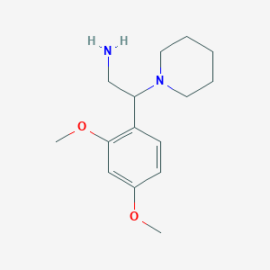 molecular formula C15H24N2O2 B1317411 2-(2,4-Dimethoxy-phenyl)-2-piperidin-1-yl-ethylamine CAS No. 928001-37-0