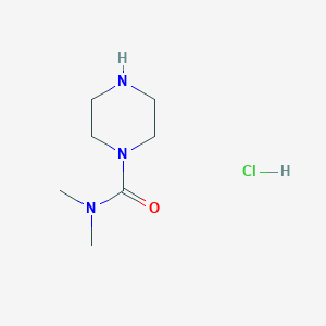 molecular formula C7H16ClN3O B1317432 N,N-dimethylpiperazine-1-carboxamide hydrochloride CAS No. 215453-80-8