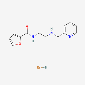 molecular formula C13H16BrN3O2 B1317435 呋喃-2-甲酸{2-[(吡啶-2-基甲基)-氨基]-乙基}-酰胺氢溴酸盐 CAS No. 1052539-91-9