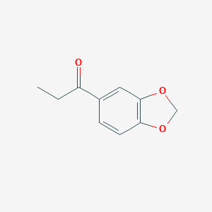 molecular formula C10H10O3 B131744 1-(1,3-苯并二氧杂环-5-基)-1-丙酮 CAS No. 28281-49-4