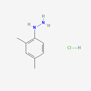molecular formula C8H13ClN2 B1317442 2,4-Dimethylphenylhydrazine hydrochloride CAS No. 60480-83-3