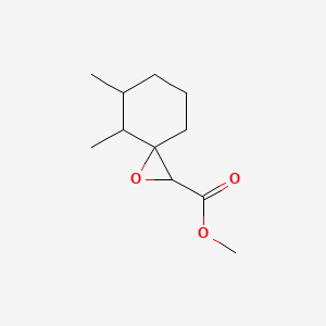 molecular formula C11H18O3 B13174491 Methyl 4,5-dimethyl-1-oxaspiro[2.5]octane-2-carboxylate 