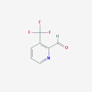 molecular formula C7H4F3NO B1317465 3-(Trifluoromethyl)pyridine-2-carbaldehyde CAS No. 131747-62-1