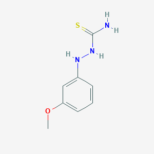 molecular formula C8H11N3OS B13174727 [(3-Methoxyphenyl)amino]thiourea 