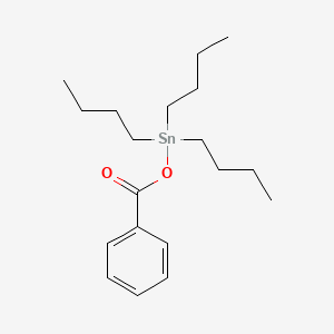 molecular formula C19H32O2Sn B1317476 Tributyltin benzoate CAS No. 4342-36-3