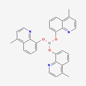molecular formula C30H24AlN3O3 B1317477 Tris(4-methyl-8-hydroxyquinoline)aluminum 