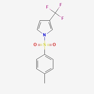 molecular formula C12H10F3NO2S B1317481 1-tosyl-3-(trifluoromethyl)-1H-pyrrole CAS No. 945739-26-4