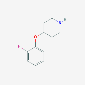 molecular formula C11H14FNO B1317486 4-(2-Fluorophenoxy)piperidine CAS No. 3623-02-7