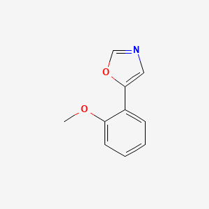 molecular formula C10H9NO2 B1317496 5-(2-Methoxyphenyl)oxazole CAS No. 848608-55-9